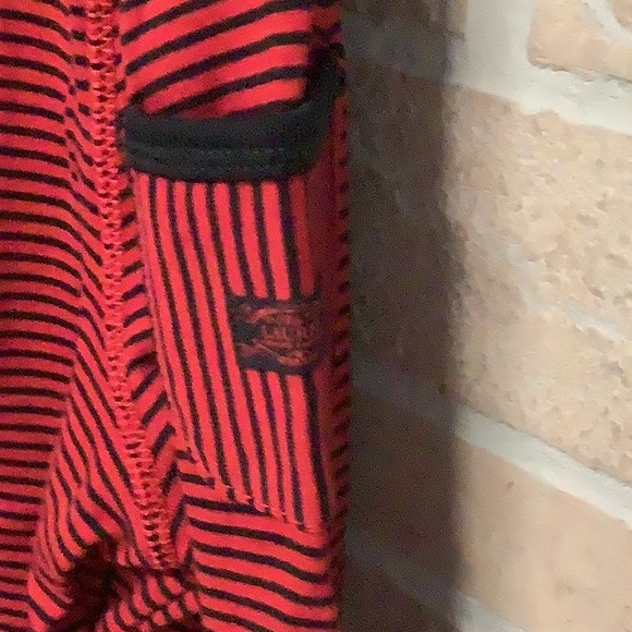 LAUREN Ralph Lauren -Sz L - 3/4 arm sleeves crew neck striped Top w/ sleeve Logo - Picture 6 of 7